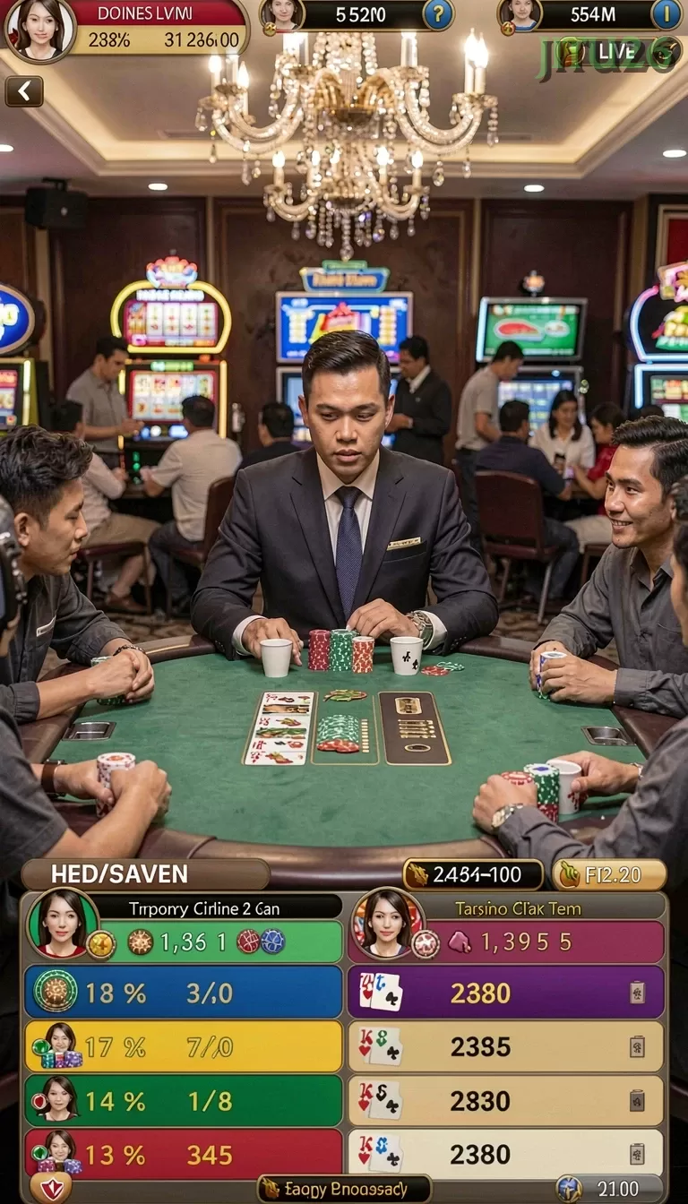 Cuplikan layar NIMMAT777 — menu navigasi