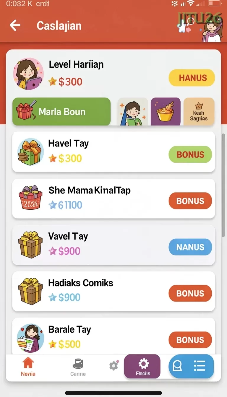 Cuplikan layar INDO126 — aktivitas